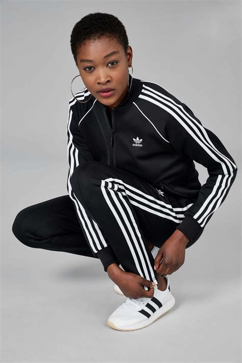 adidas girls original denim tracksuit.